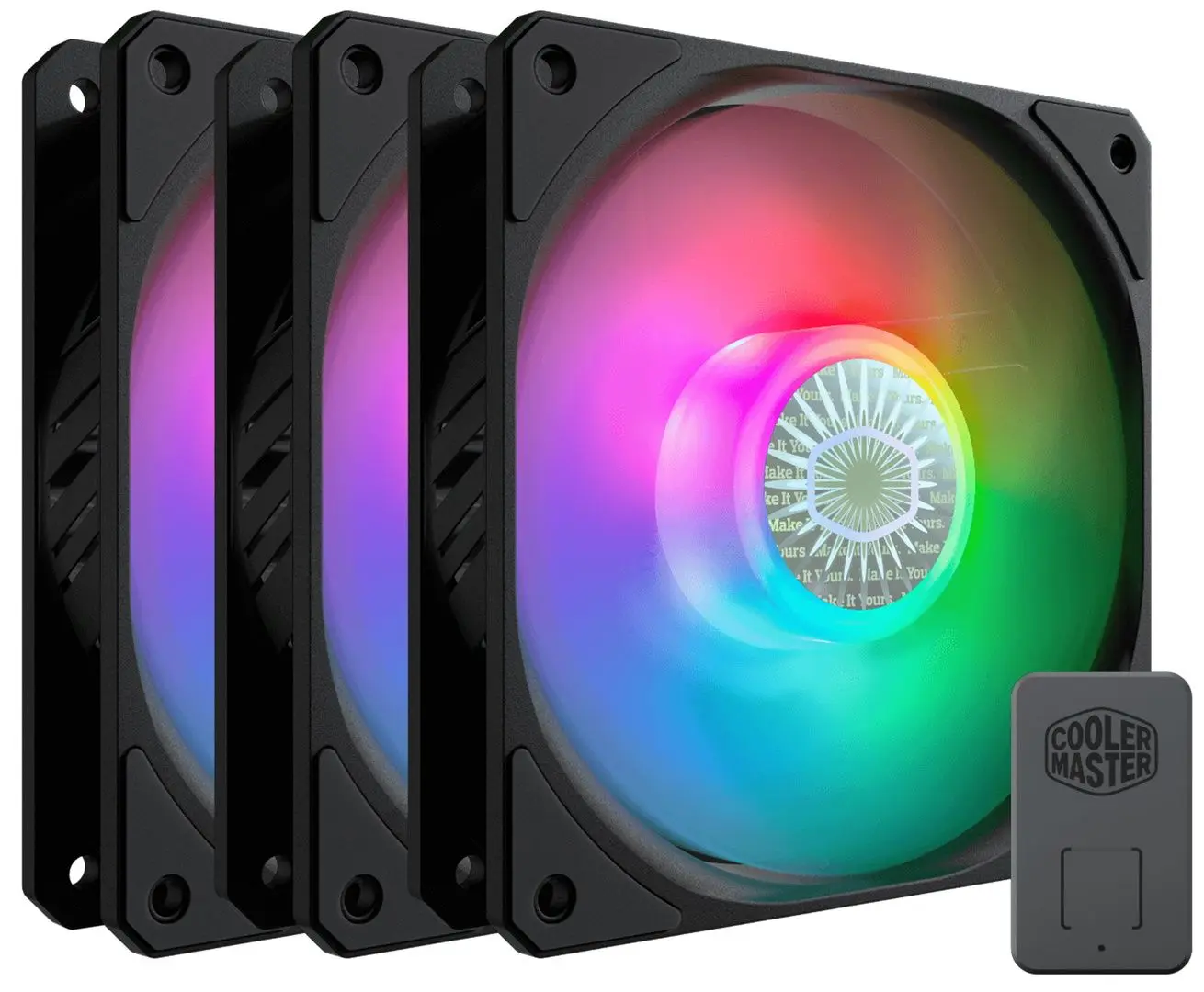 Комплект вентиляторов Cooler Master SickleFlow 120 ARGB 3in1 (MFX-B2DN-183PA-R1)