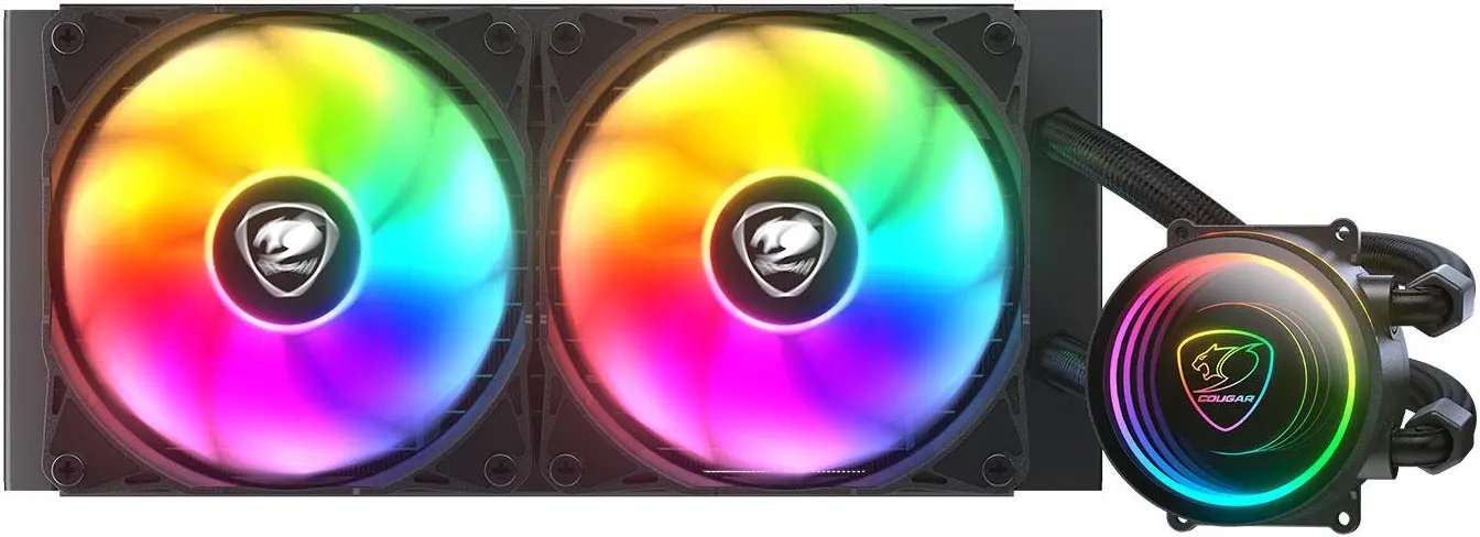 Sistem de racire cu lichid Cougar Poseidon Elite ARGB 240 (Black)
