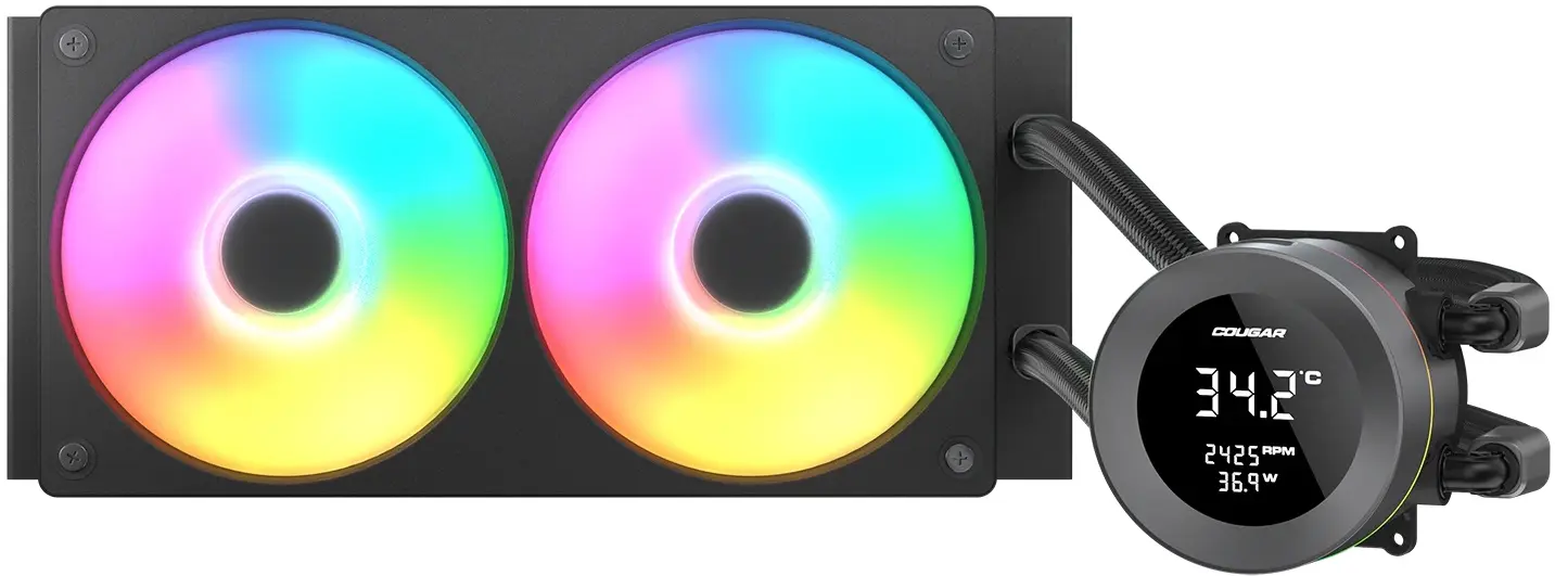 Система жидкостного охлаждения Cougar Poseidon Vistek ARGB 240 (Black)