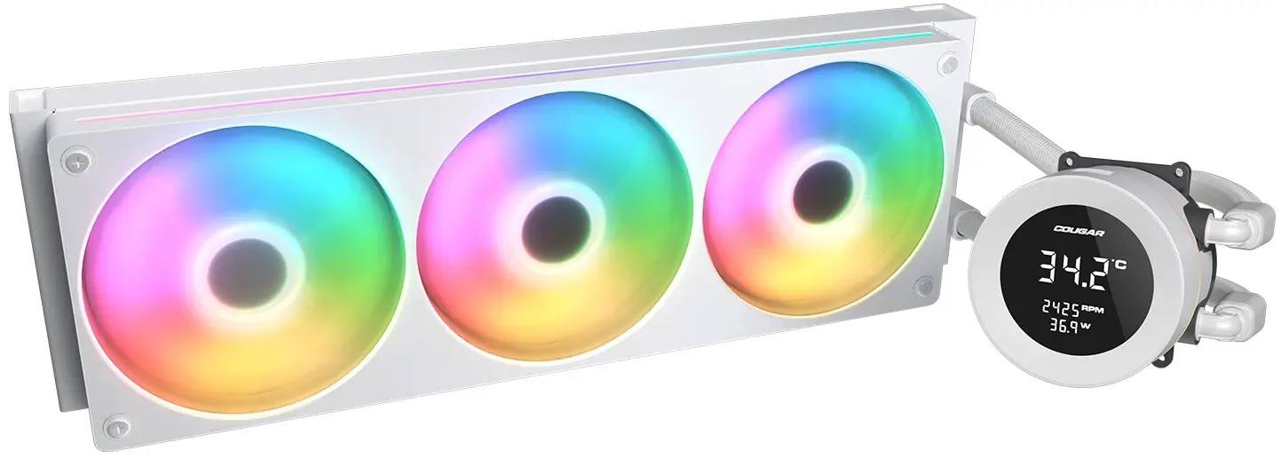 Sistem de racire cu lichid Cougar Poseidon Vistek ARGB 360 (White)