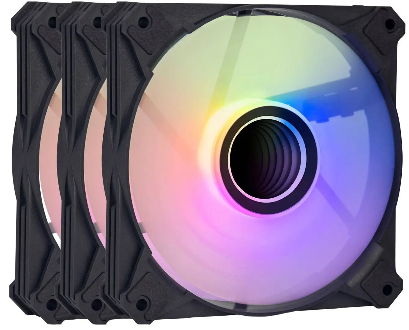 Комплект вентиляторов для корпуса 3в1 Darkflash Infinity 8 (Black)