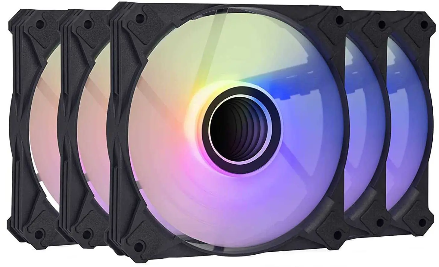 Комплект вентиляторов для корпуса 5в1 Darkflash Infinity 8 (Black)