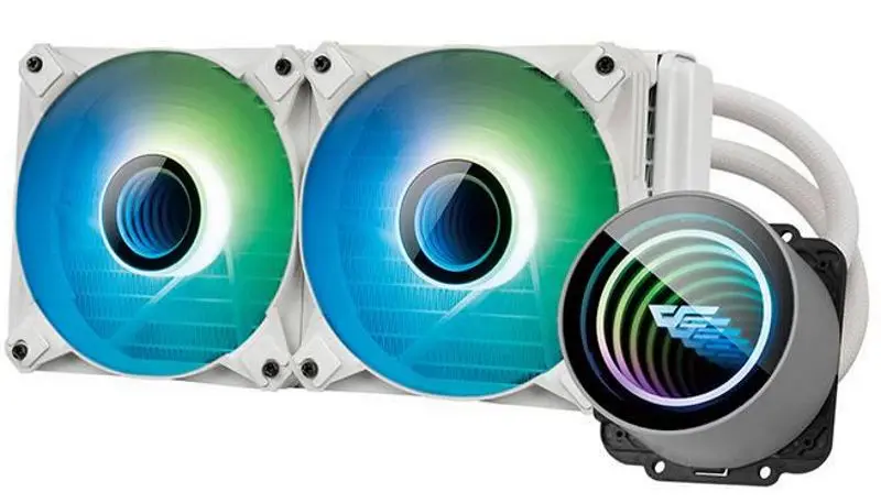 Система жидкостного охлаждения Darkflash DX240 V2 (White) - 2