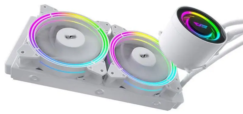 Система жидкостного охлаждения Darkflash TR240 (White) - 3