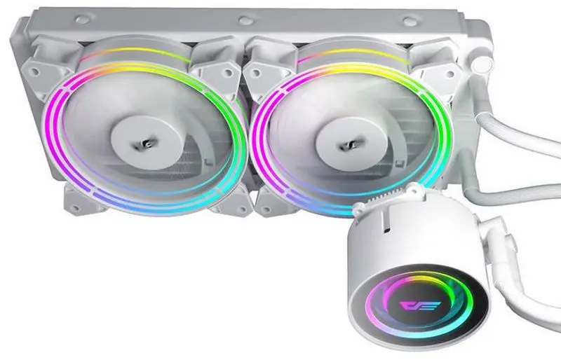 Система жидкостного охлаждения Darkflash TR240 (White) - 4