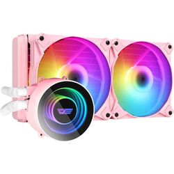 Система жидкостного охлаждения Darkflash Twister DX240 V2 (Pink) Thumb