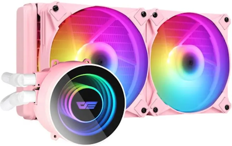Система жидкостного охлаждения Darkflash Twister DX240 V2 (Pink) - 2