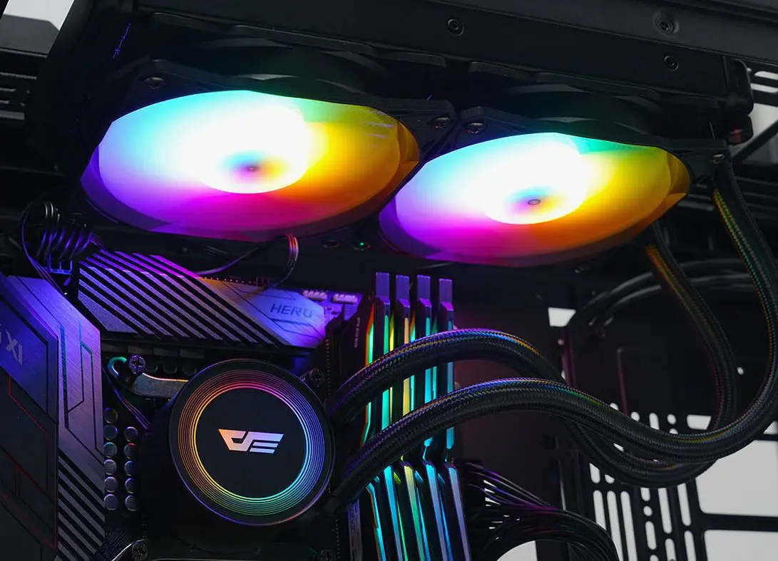 Cooler cu apa Darkflash Aura DA240 (Black) - 5