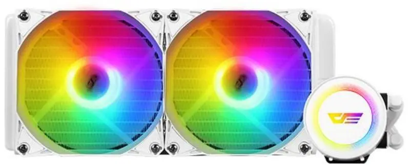 Водяное охлаждение Darkflash Aura DA240 (White) - 2