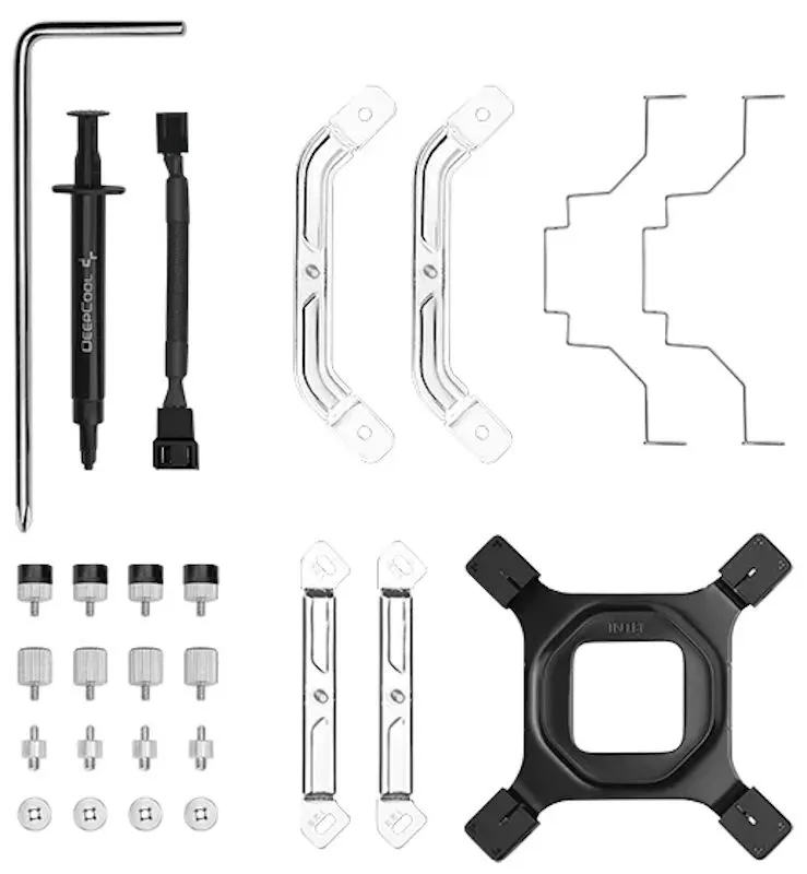 Cooler Deepcool AK500 Digital WH (White) - 5