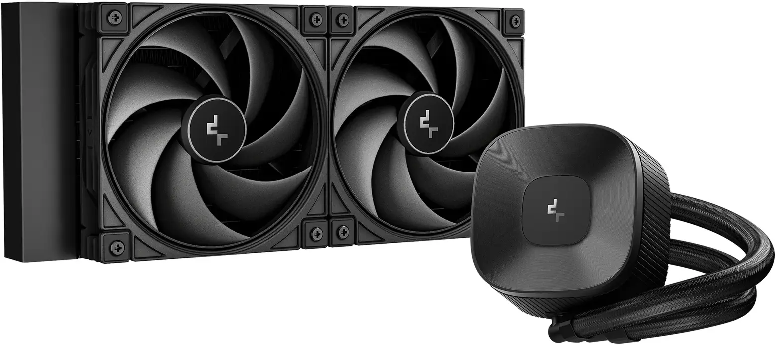 Система жидкостного охлаждения Deepcool LE240 V2 Zero Dark (Black)