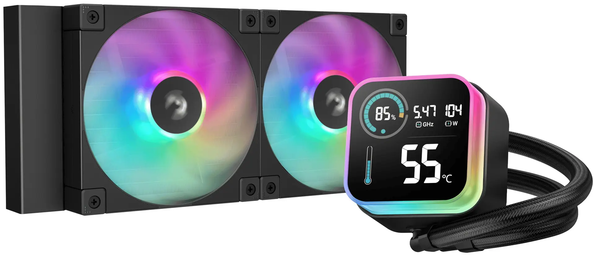 Система жидкостного охлаждения DeepCool LQ240 (Black)