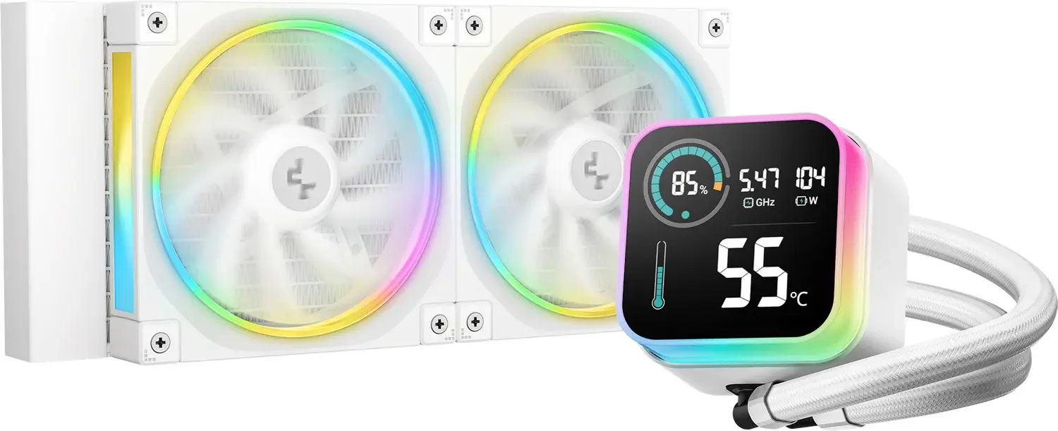 Sistem de racire cu lichid Deepcool LQ240 (White)