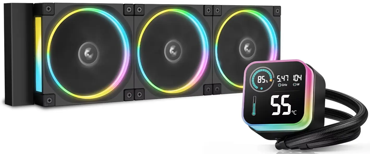 Система жидкостного охлаждения Deepcool LQ360 ULTRA ARGB (Black)