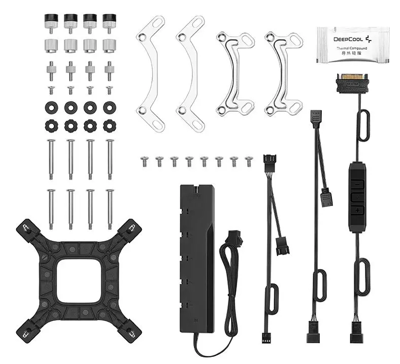 Водяное охлаждение Deepcool GAMMAXX L240 ARGB (White) - 8