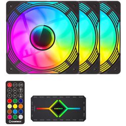 Set ventilatoare GameMax KF300 (Black) Thumb