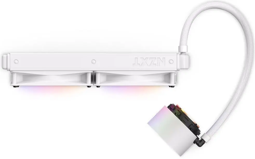 Система жидкостного охлаждения NZXT Kraken Elite 280 RGB (Matte White) - 2