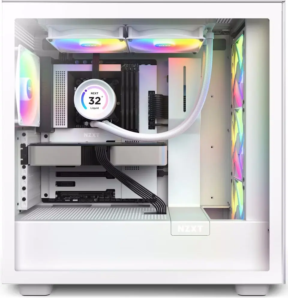 Система жидкостного охлаждения NZXT Kraken Elite 280 RGB (Matte White) - 5