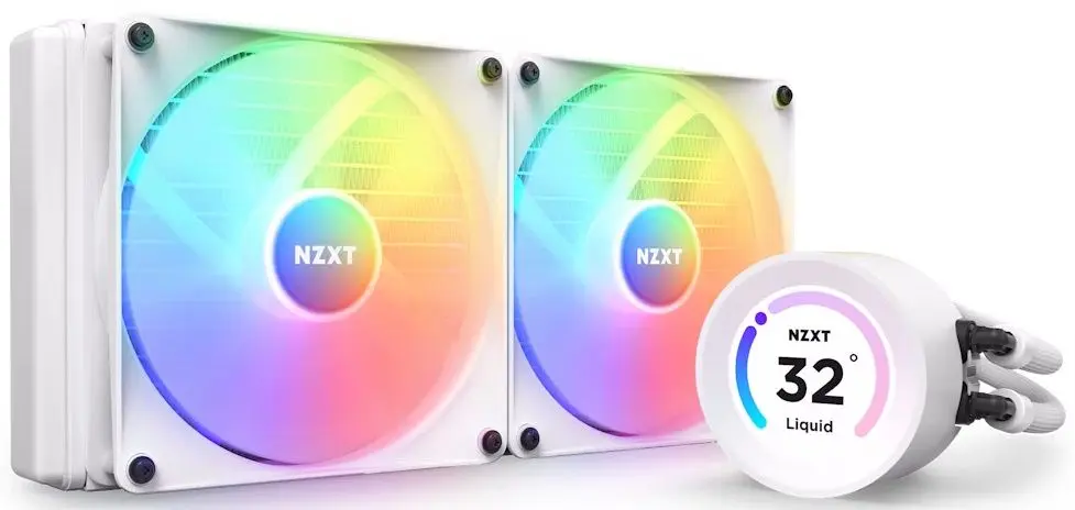 Система жидкостного охлаждения NZXT Kraken Elite 280 RGB (Matte White)