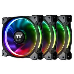 Set ventilatoare Thermaltake Riing 12 LED RGB (CL-F071-PL12SW-A)