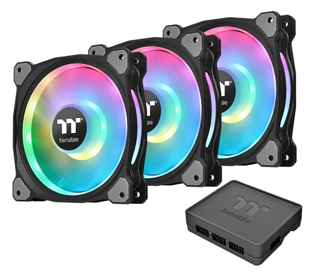 Set ventilatoare Thermaltake Riing Duo 12 RGB 3Pack (CL-F073-PL12SW-A)