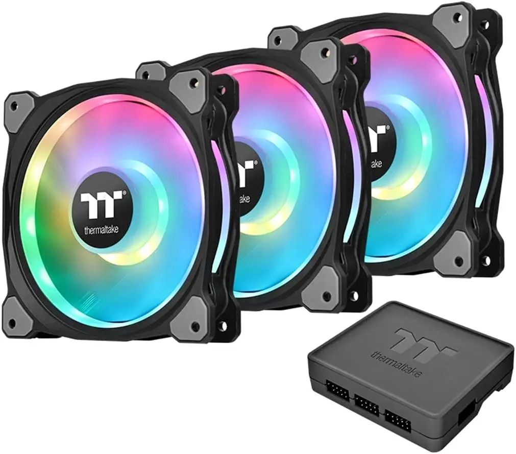 Set ventilatoare Thermaltake Riing Duo 14 RGB 3Pack (CL-F078-PL14SW-A)