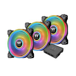 Set ventilatoare Thermaltake Riing Quad 12 RGB 3Pack (CL-F088-PL12SW-A)