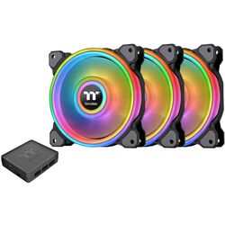 Set ventilatoare Thermaltake Riing Quad 14 RGB 3Pack (CL-F089-PL14SW-A)