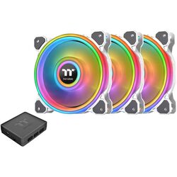 Set ventilatoare Thermaltake Riing Quad 14 RGB 3Pack (CL-F101-PL14SW-A)