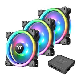 Set ventilatoare Thermaltake Riing Trio 12 RGB 3Pack (CL-F072-PL12SW-A)