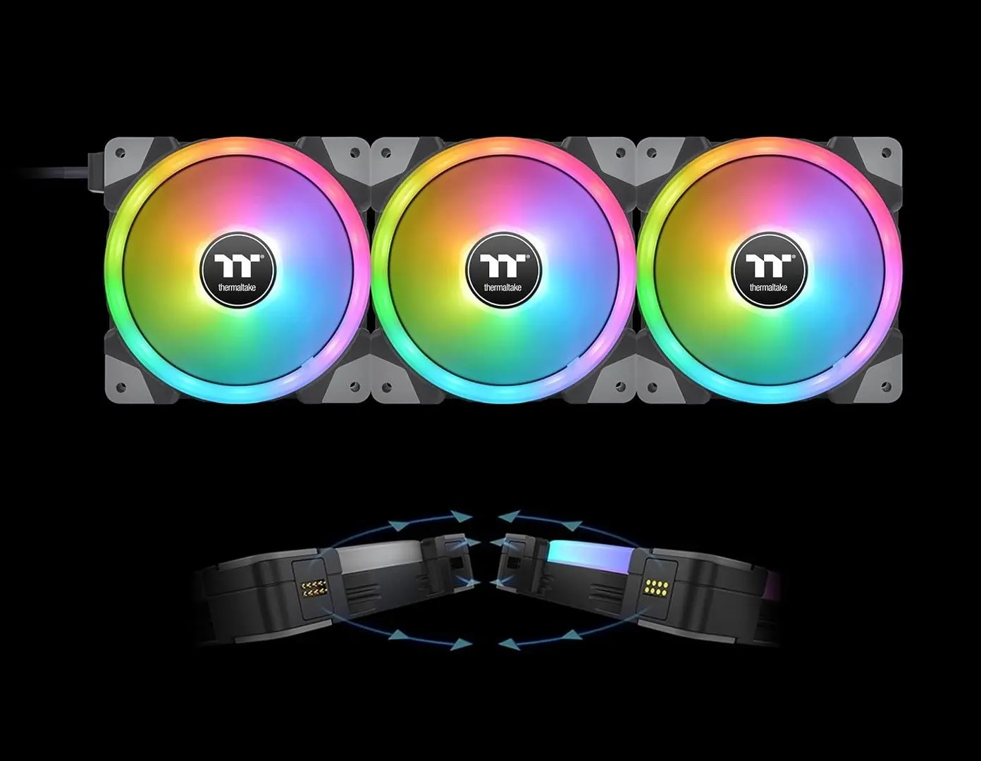 Set ventilatoare Thermaltake Swafan EX12 RGB TT Premium Edition (CL-F143-PL12SW-A) - 3