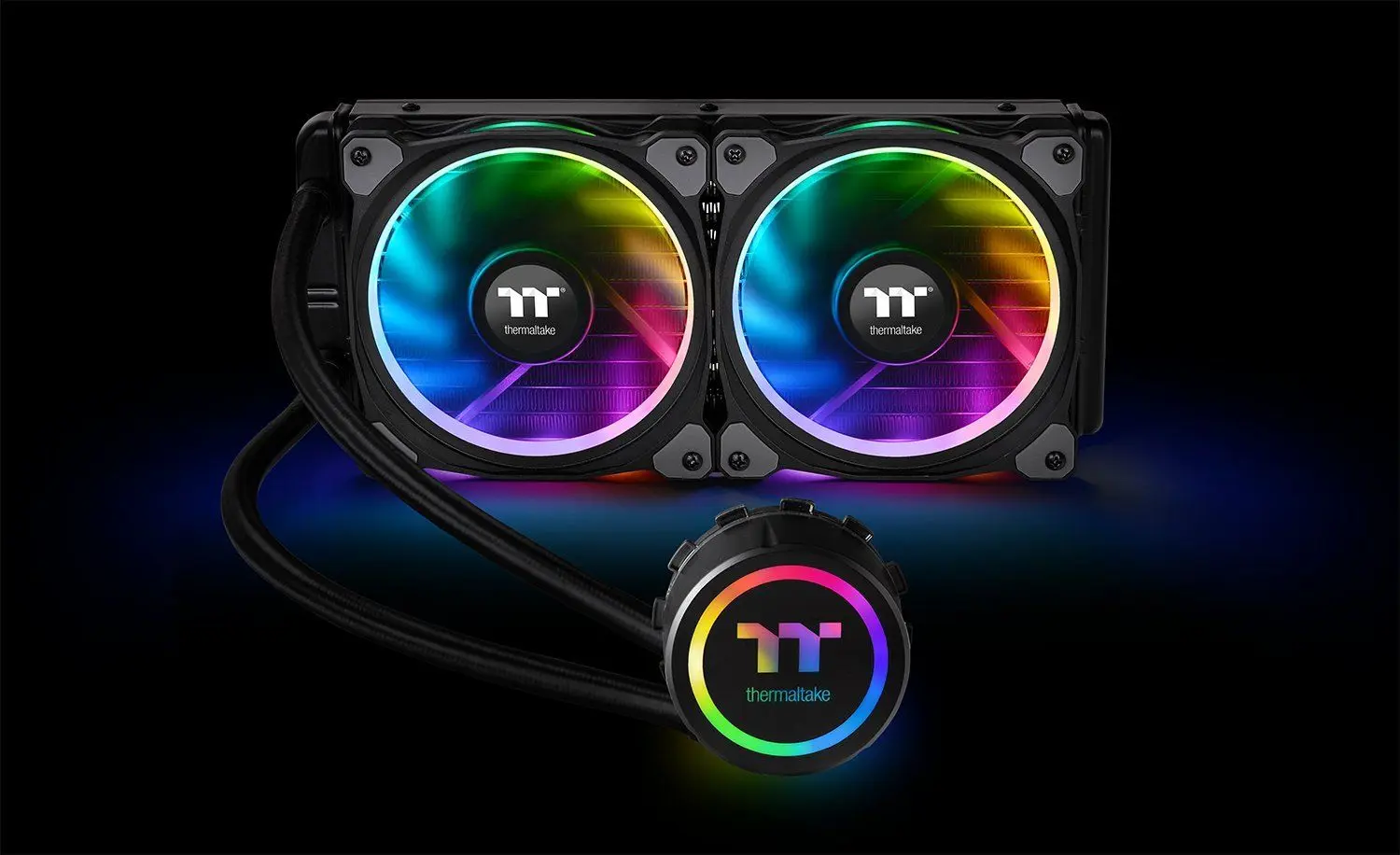 Sistem de racire cu lichid Thermaltake Floe Riing RGB 240 TT (CL-W157-PL12SW-A) - 7