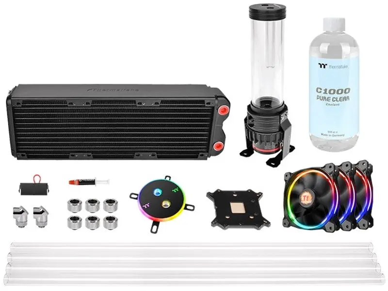 Система жидкостного охлаждения Thermaltake Pacific M360 D5 Hard Tube Water Cooling Kit (Black)