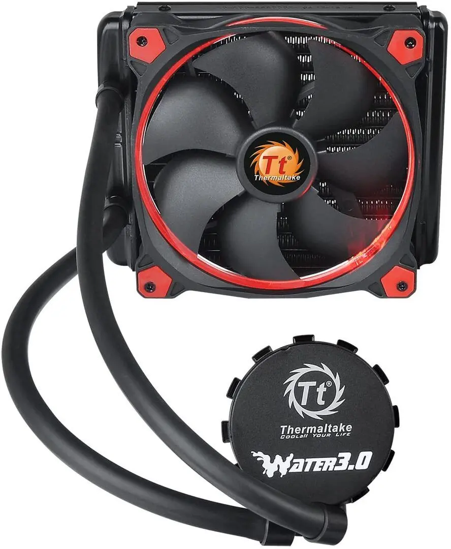Sistem de racire cu lichid Thermaltake Water 3.0 Riing Red 140 (CL-W150-PL14RE-A)