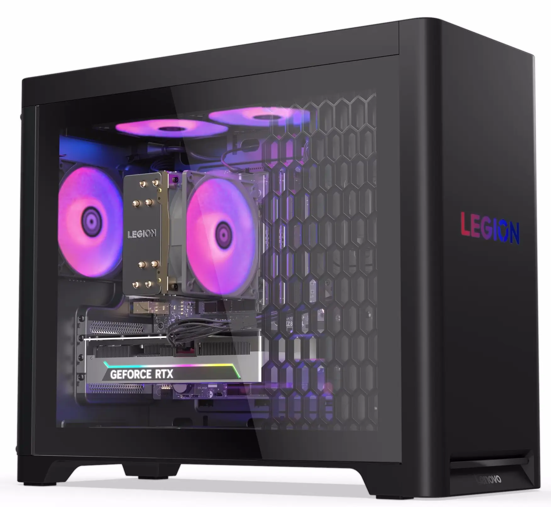 Системный блок Lenovo Legion T5 30AGB10 Ryzen 7 7700X 32GB/1TB NoOS (Eclipse Black) - 4