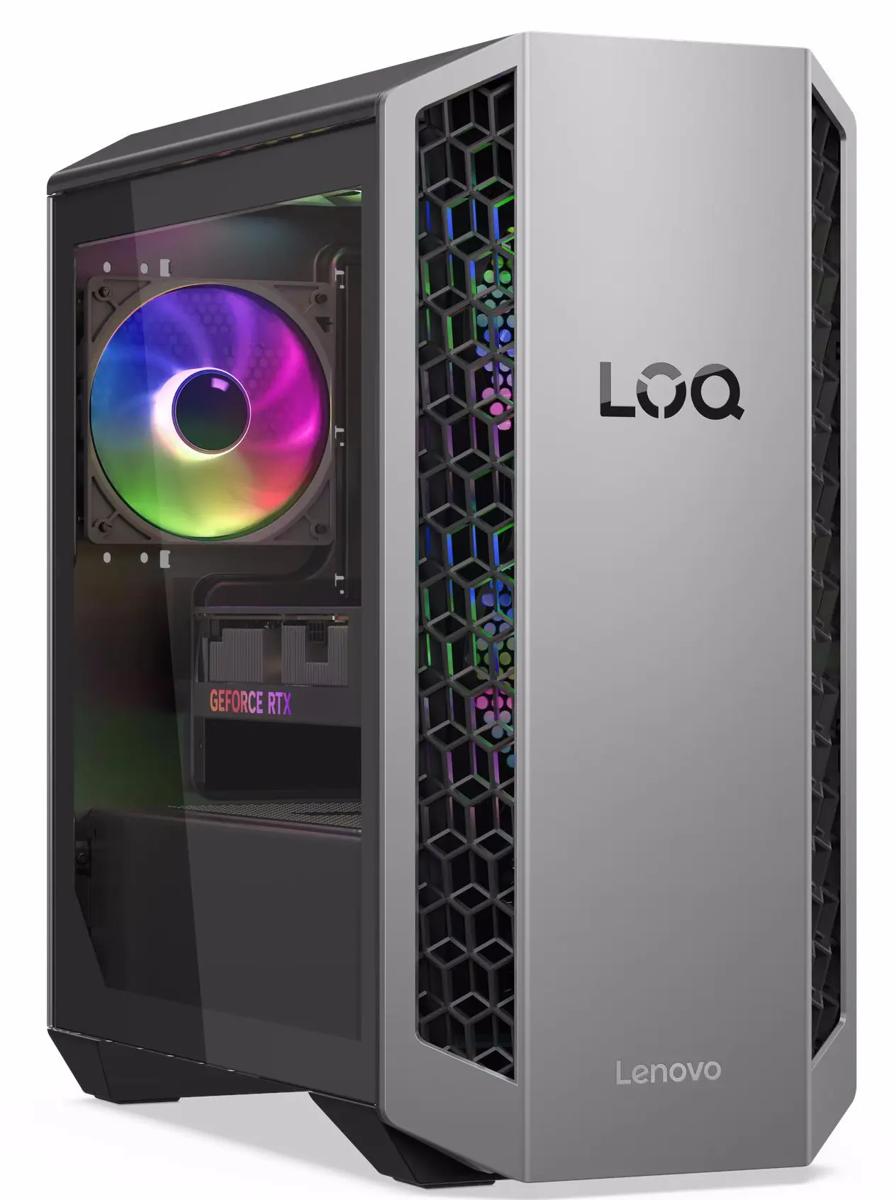 Системный блок Lenovo LOQ Tower 26ADR10 Ryzen 7 8745HX 32GB/1TB NoOS (Luna Gray/Eclipse Black) - 2