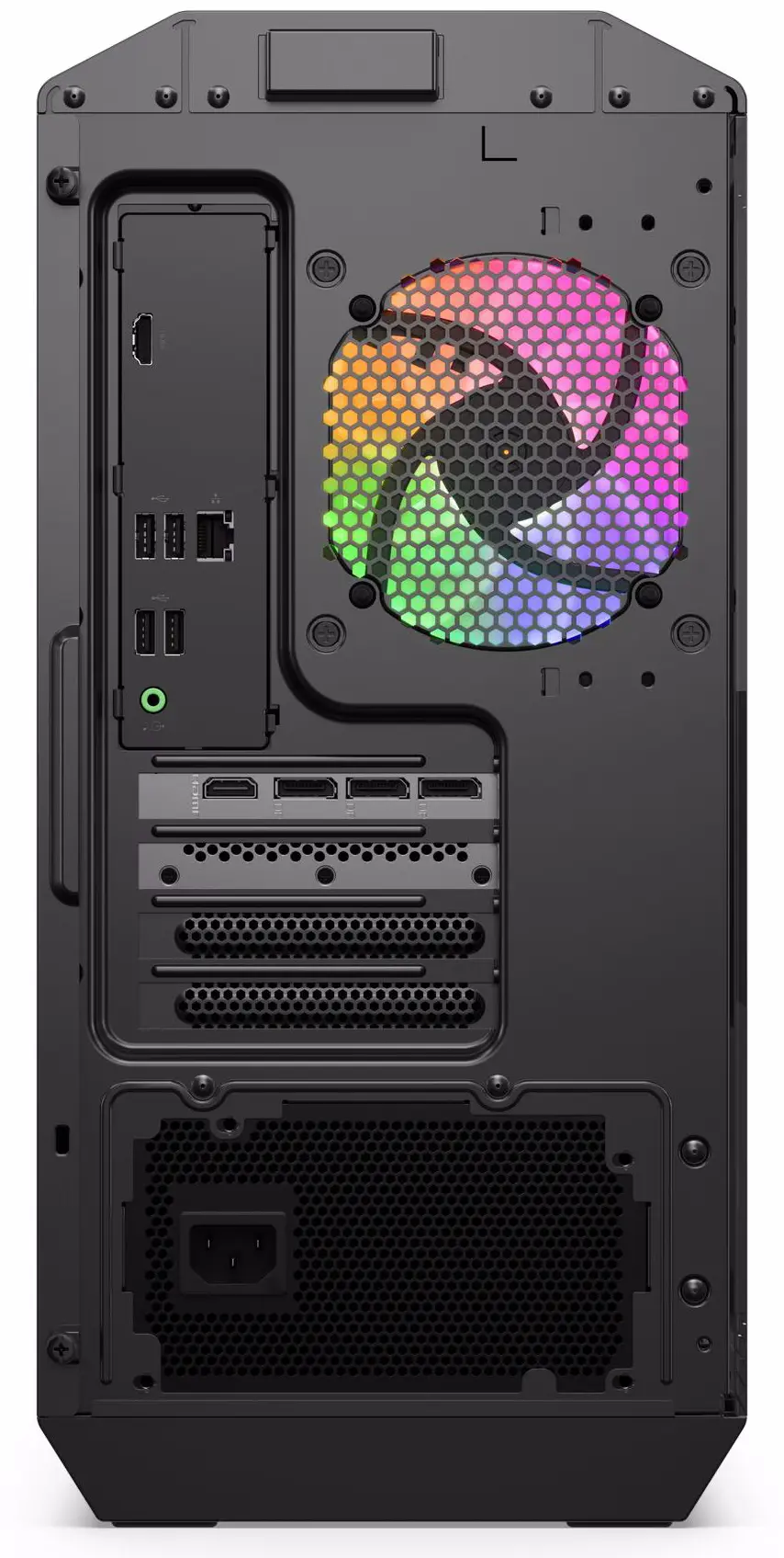 Системный блок Lenovo LOQ Tower 26ADR10 Ryzen 7 8745HX 32GB/1TB NoOS (Luna Gray/Eclipse Black) - 4