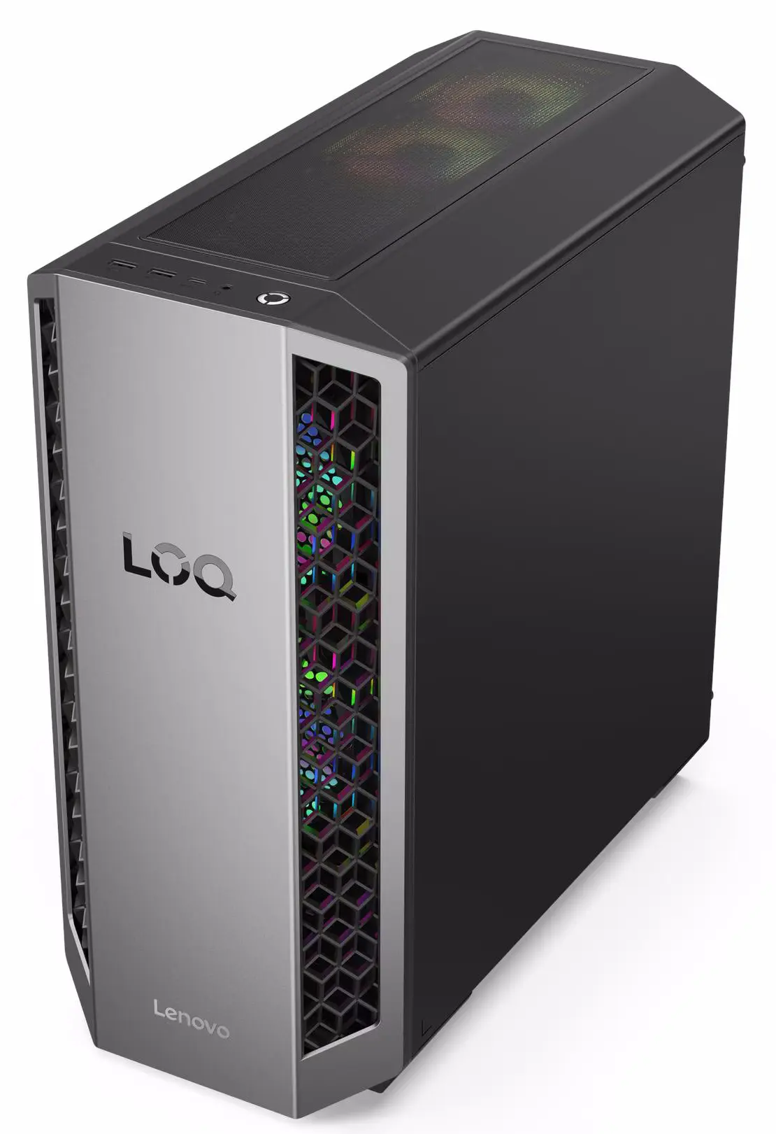 Системный блок Lenovo LOQ Tower 26ADR10 Ryzen 7 8745HX 32GB/1TB NoOS (Luna Gray/Eclipse Black) - 5