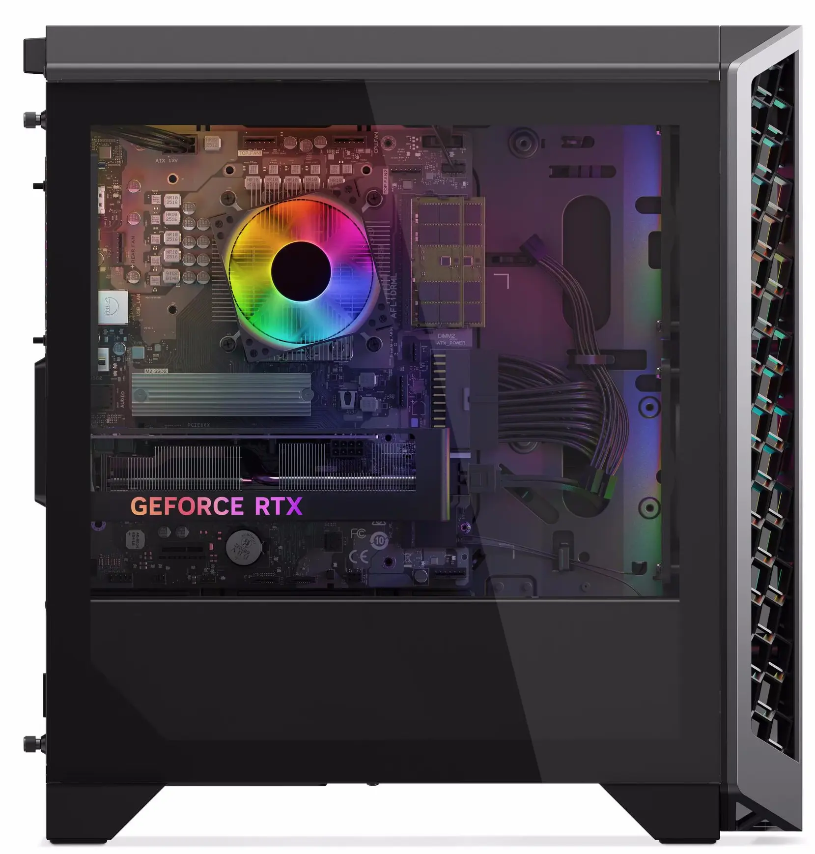 Системный блок Lenovo LOQ Tower 26ADR10 Ryzen 7 8745HX 32GB/1TB NoOS (Luna Gray/Eclipse Black) - 6