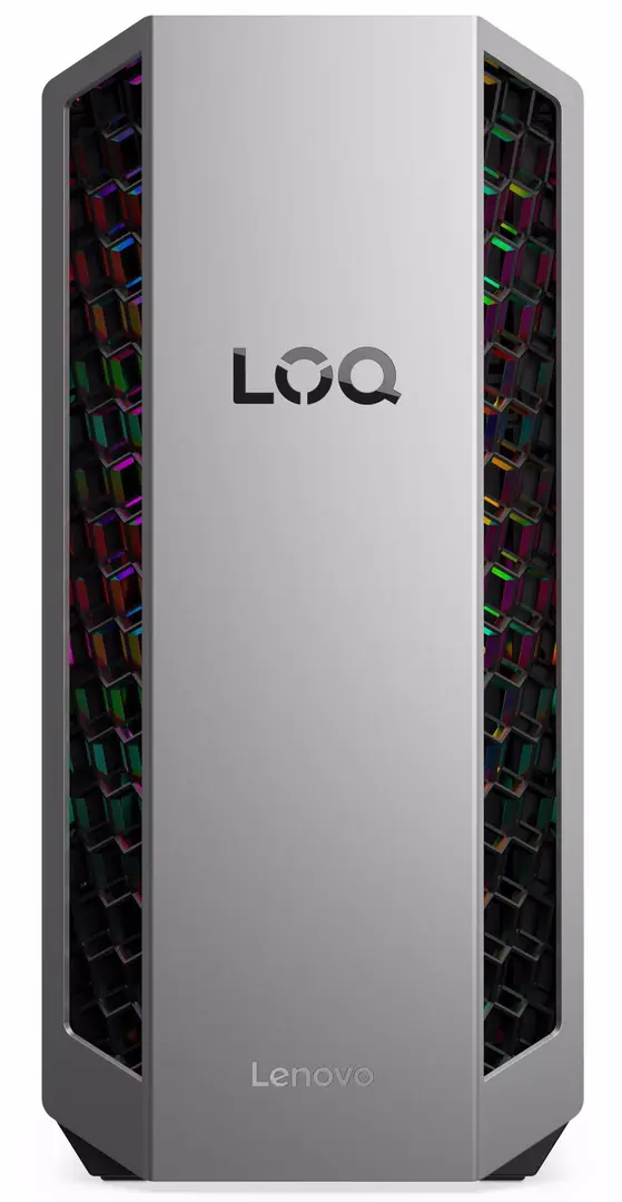 Системный блок Lenovo LOQ Tower 26ADR10 Ryzen 7 8745HX 32GB/1TB NoOS (Luna Gray/Eclipse Black)