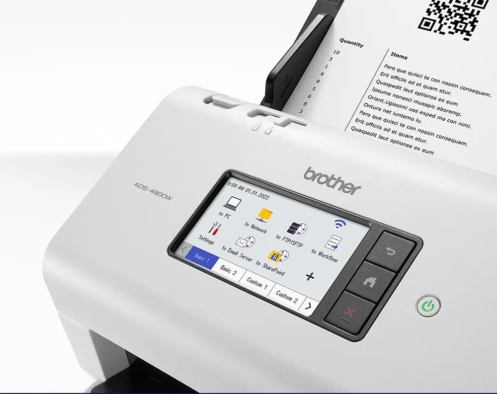 Scanner Brother ADS-4900W (White)
