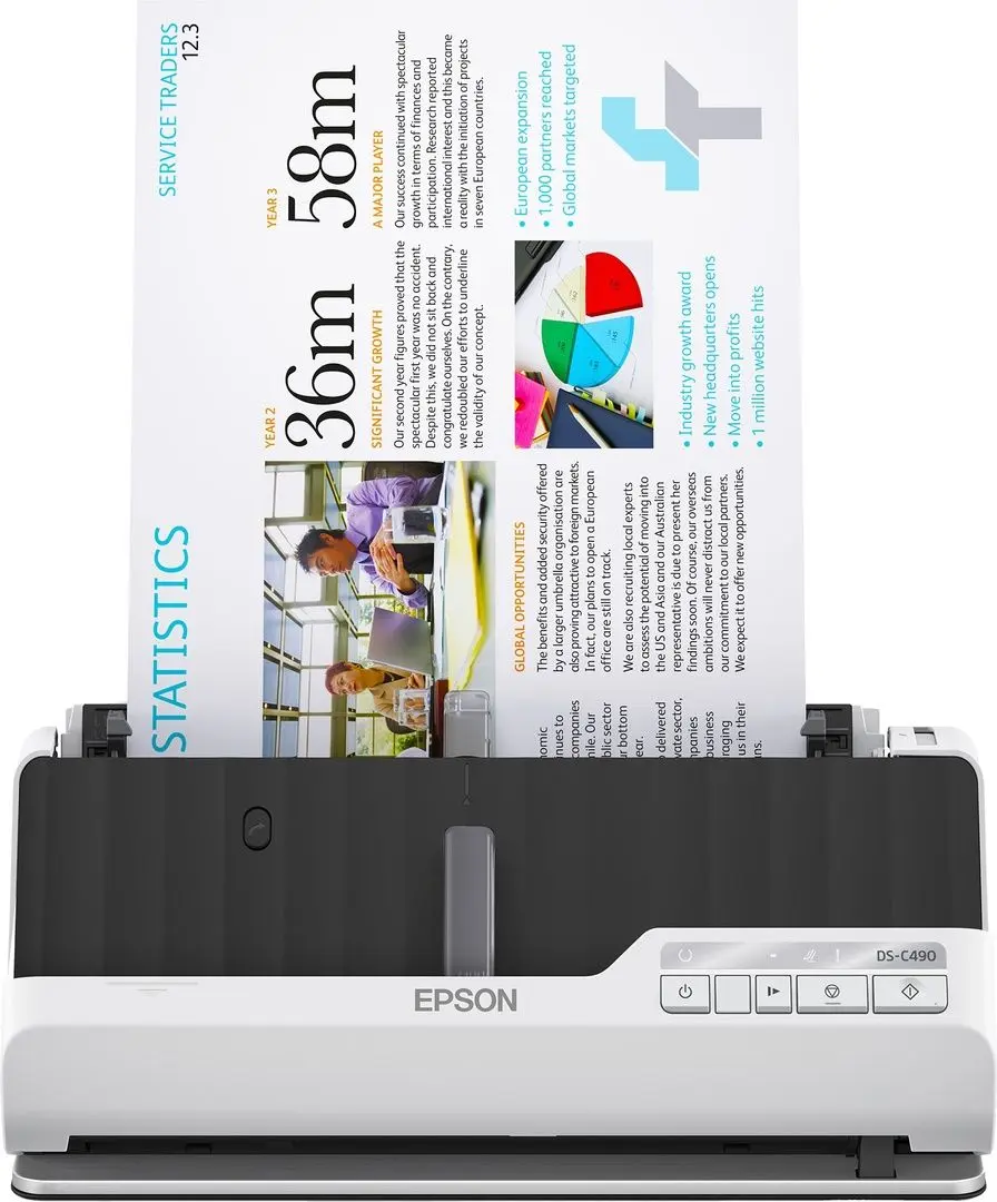 Scaner Epson DS-C490 (White/Black)