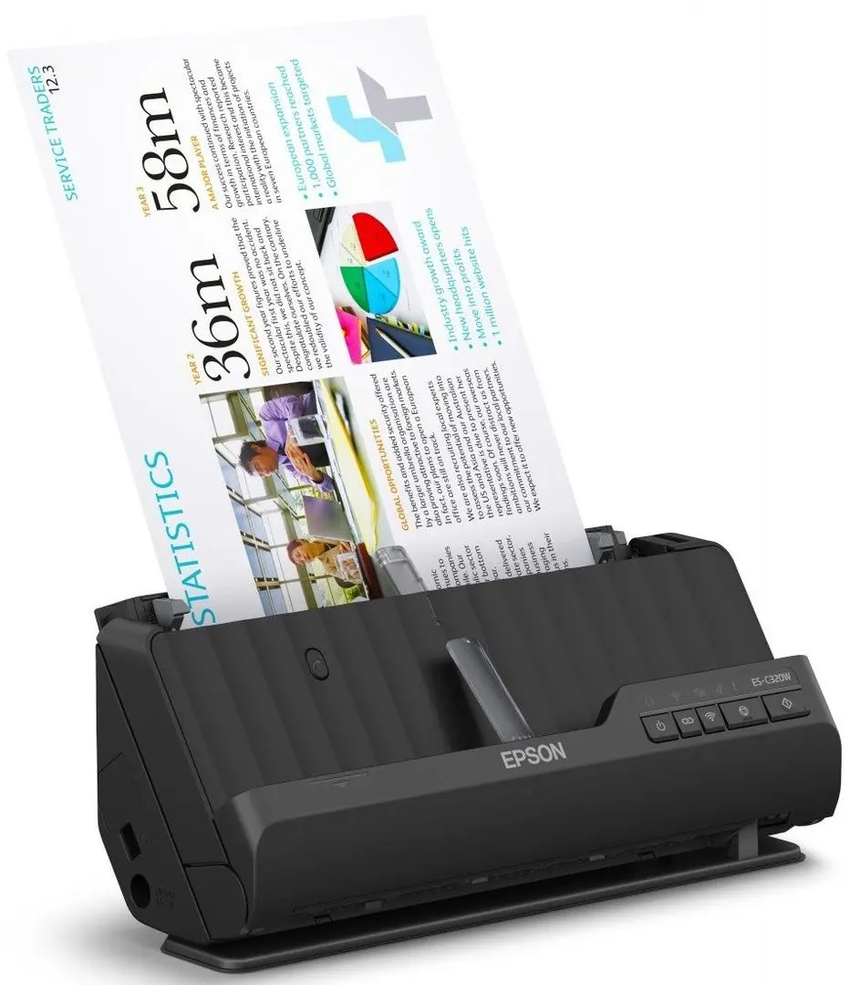 Scanner Epson ES-C320W (Black)