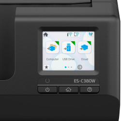 Scanner Epson ES-C380W (Black) Thumb