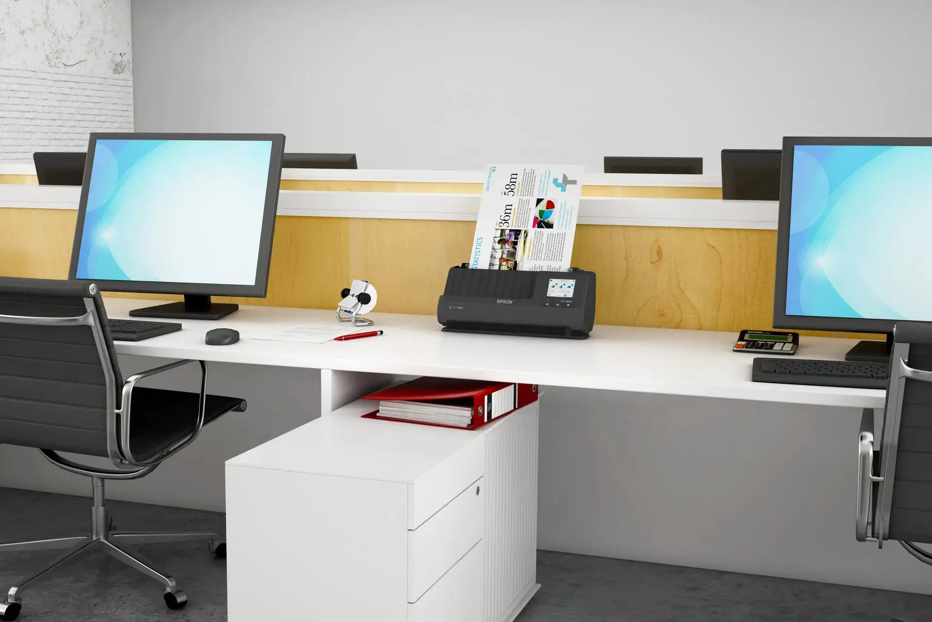 Scanner Epson ES-C380W (Black)