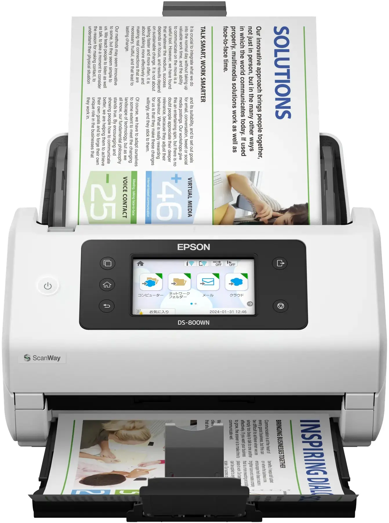 Scanner Epson WorkForce DS-800WN (White)