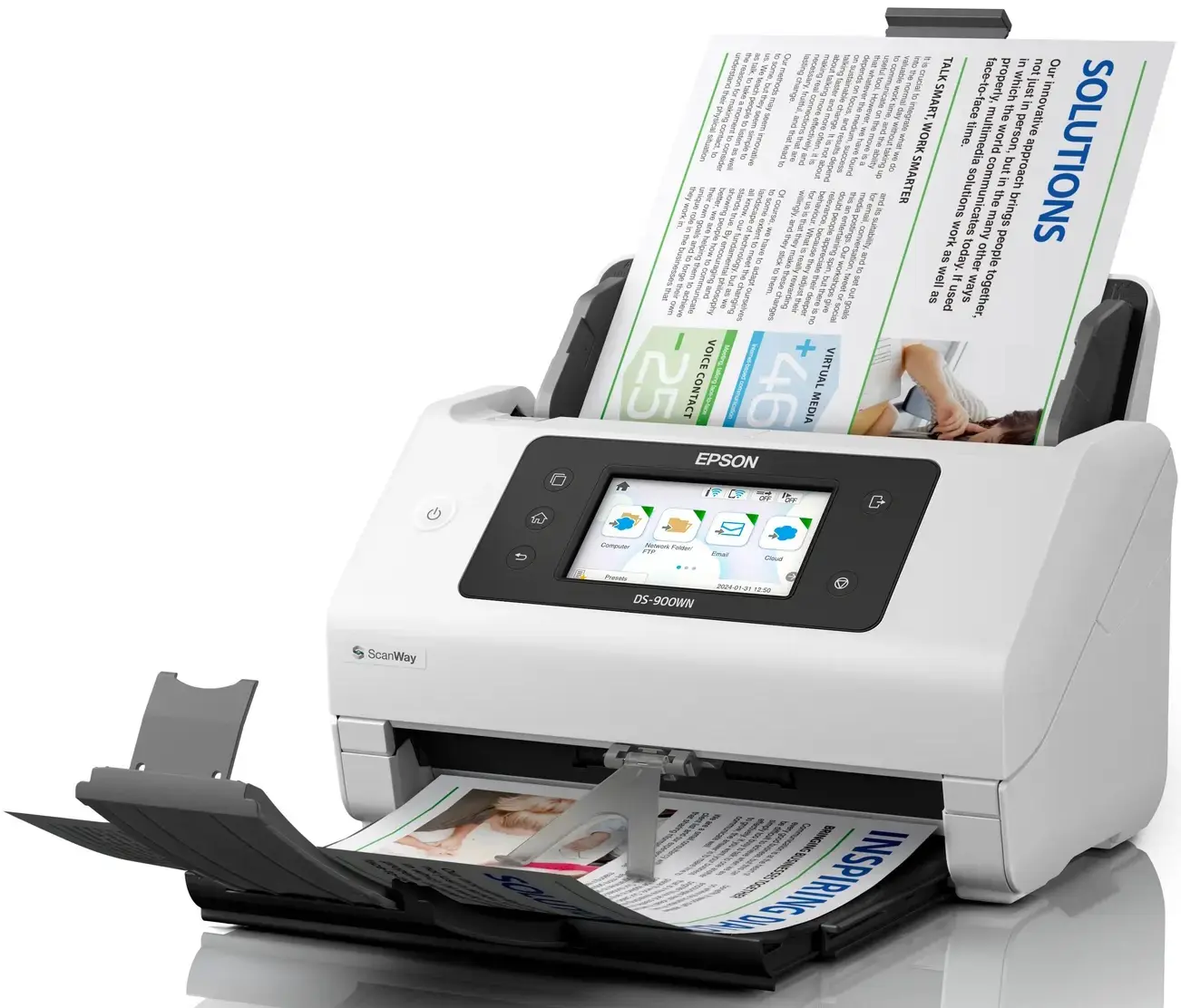 Scanner Epson WorkForce DS-900WN (White)
