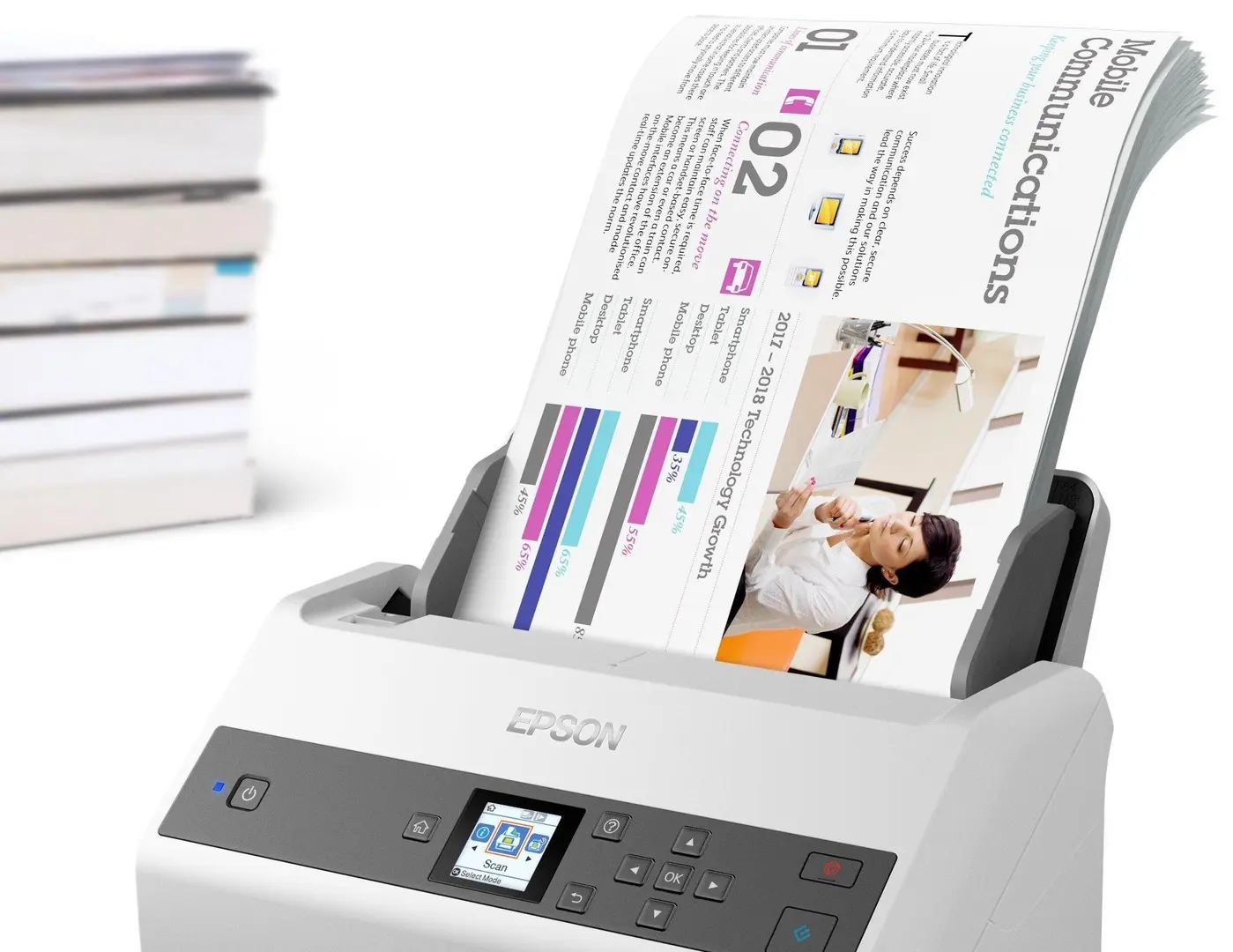 Scanner Epson WorkForce DS-970 (White)