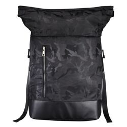 Rucsac pentru laptop Hama Roll-Top Mission Camo 15.6