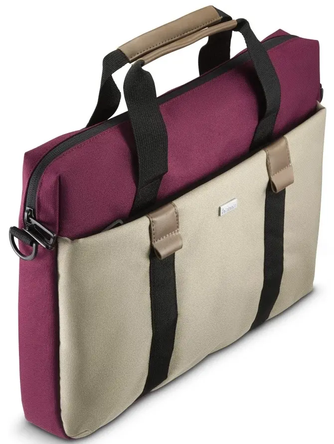 Geanta pentru laptop Hama Silvan 222063 (Beige/Burgundy)